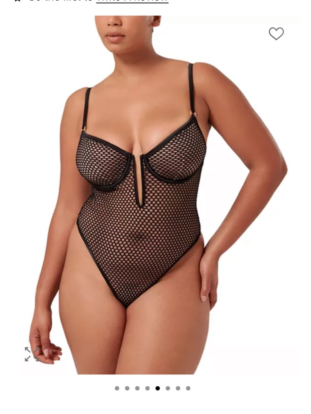 NWOT Bluebella Mina Black Fishnet Underwire Bodysuit